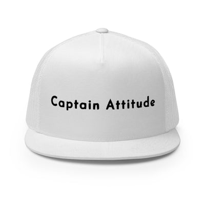 Captain Attitude Trucker Cap Flach
